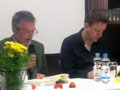 Krimilesung mit Tessy Korber, Christian Klier und Josef Rauch in der VIP-Lounge des 1. FC Nürnberg