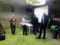 Krimilesung mit Tessy Korber, Christian Klier und Josef Rauch in der VIP-Lounge des 1. FC Nürnberg